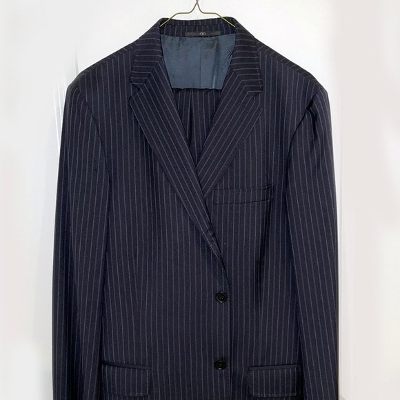 Valentino Navy Pinstripe Suit